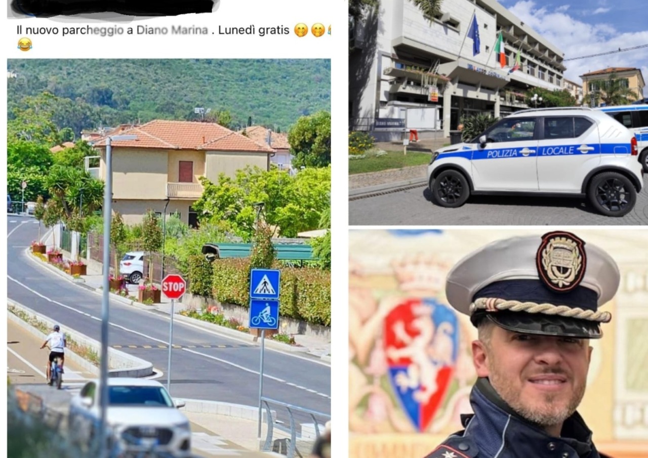 Diano Marina: polemica per un’auto del Comune sulla pista ciclabile. Il comandante dei Vigili annuncia querele