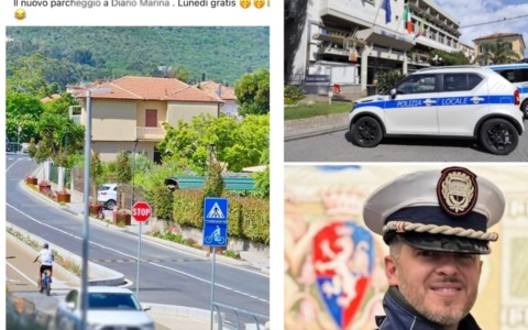 Diano Marina: polemica per un’auto del Comune sulla pista ciclabile. Il comandante dei Vigili annuncia querele