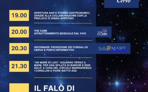 Festa di San Giovanni a Cervo con il falò tradizionale