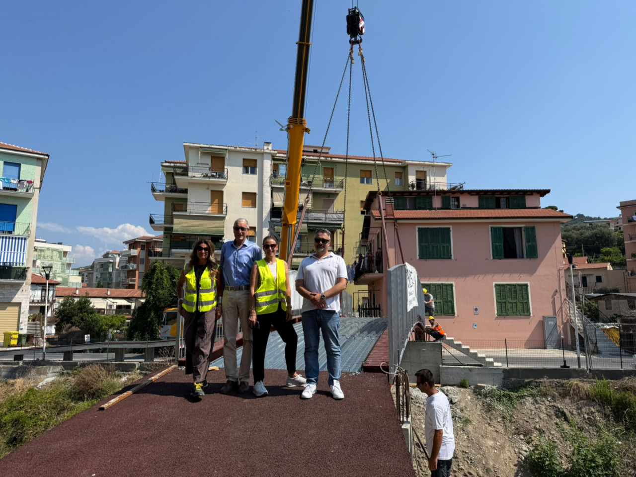 Imperia: inaugurata la passerella ciclopedonale per Castelvecchio