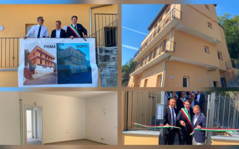 Inaugurata la nuova palazzina di edilizia pubblica a Caravonica: dieci alloggi dopo cinquant’anni
