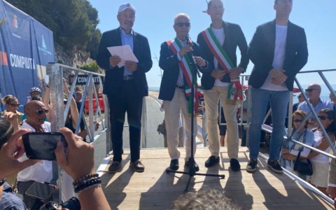 Inaugurata la pista ciclabile tra Imperia e Diano Marina