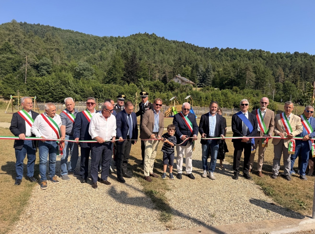 Inaugurato a Nava il nuovo bike park, con campi sportivi e un investimento di oltre 400mila euro
