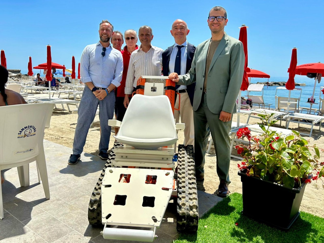Inaugurazione della Spiaggia della Croce Rossa: un passo avanti per l’accessibilità a Sanremo