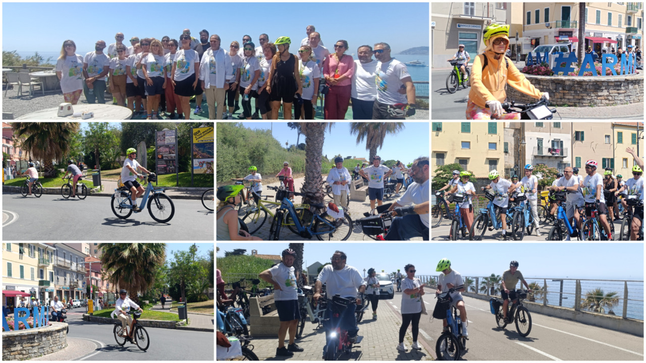 Pedalata celebrativa per il Green Road Award 2026 lungo la ciclabile