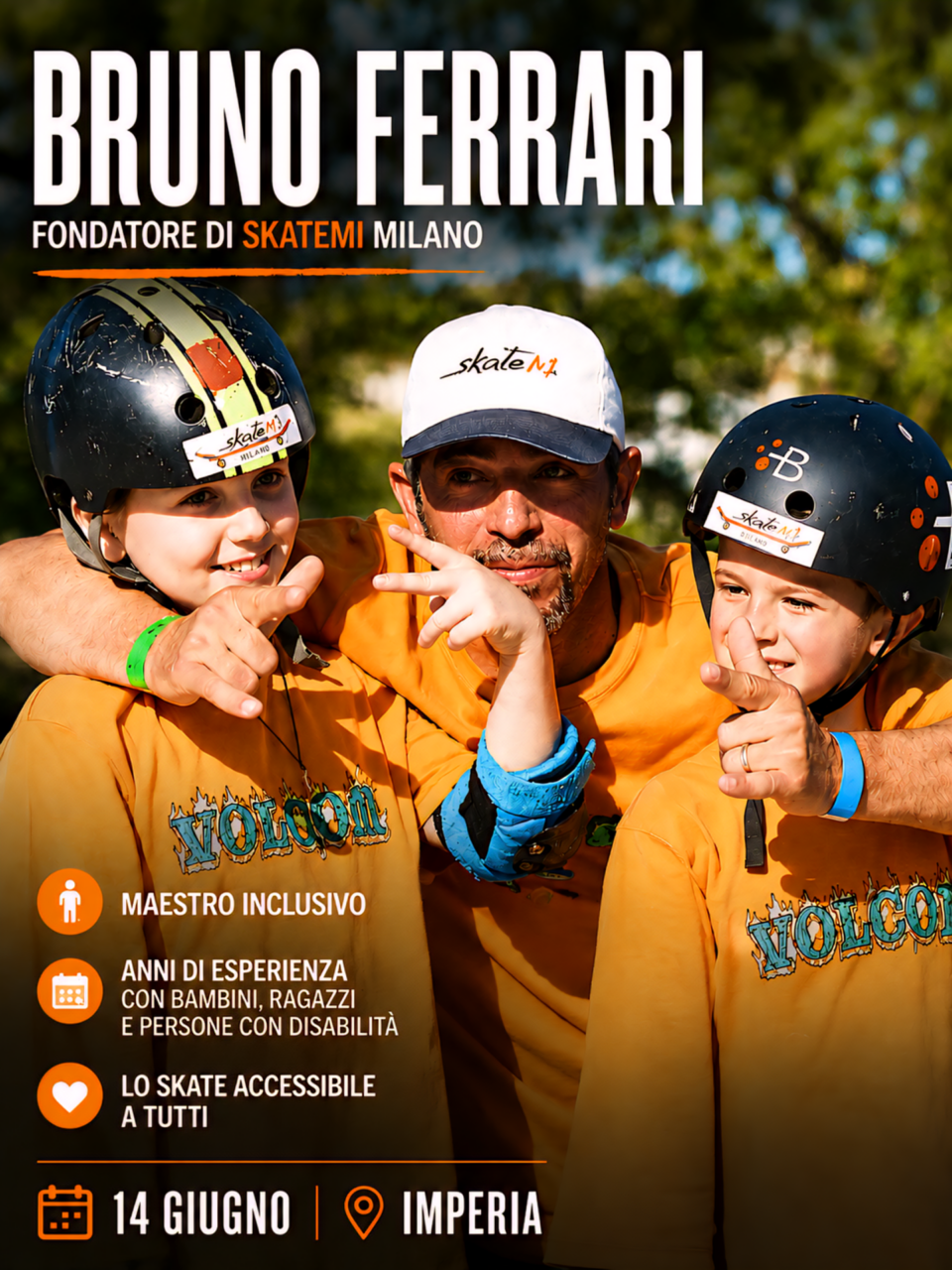 Skateboard come mezzo di integrazione: torna “Una giornata in movimento”