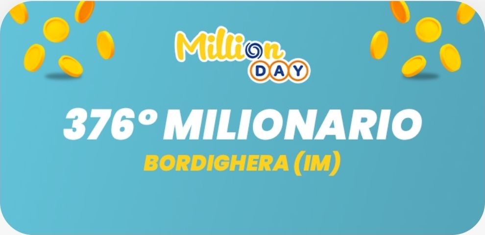 Un milione di euro vinto a Bordighera