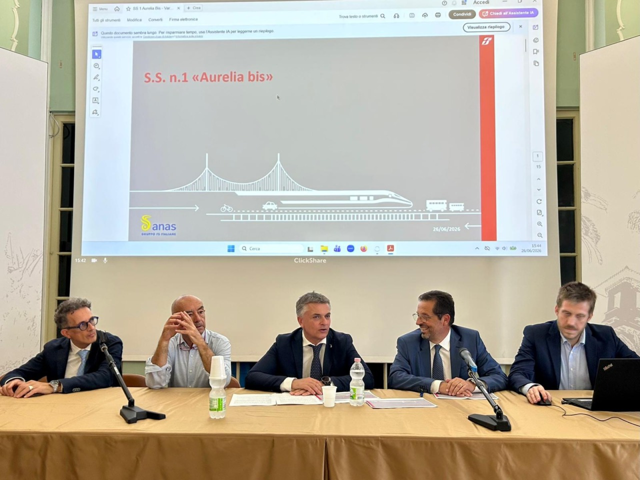 Vertice a Sanremo con il viceministro Rixi per l’Aurelia Bis
