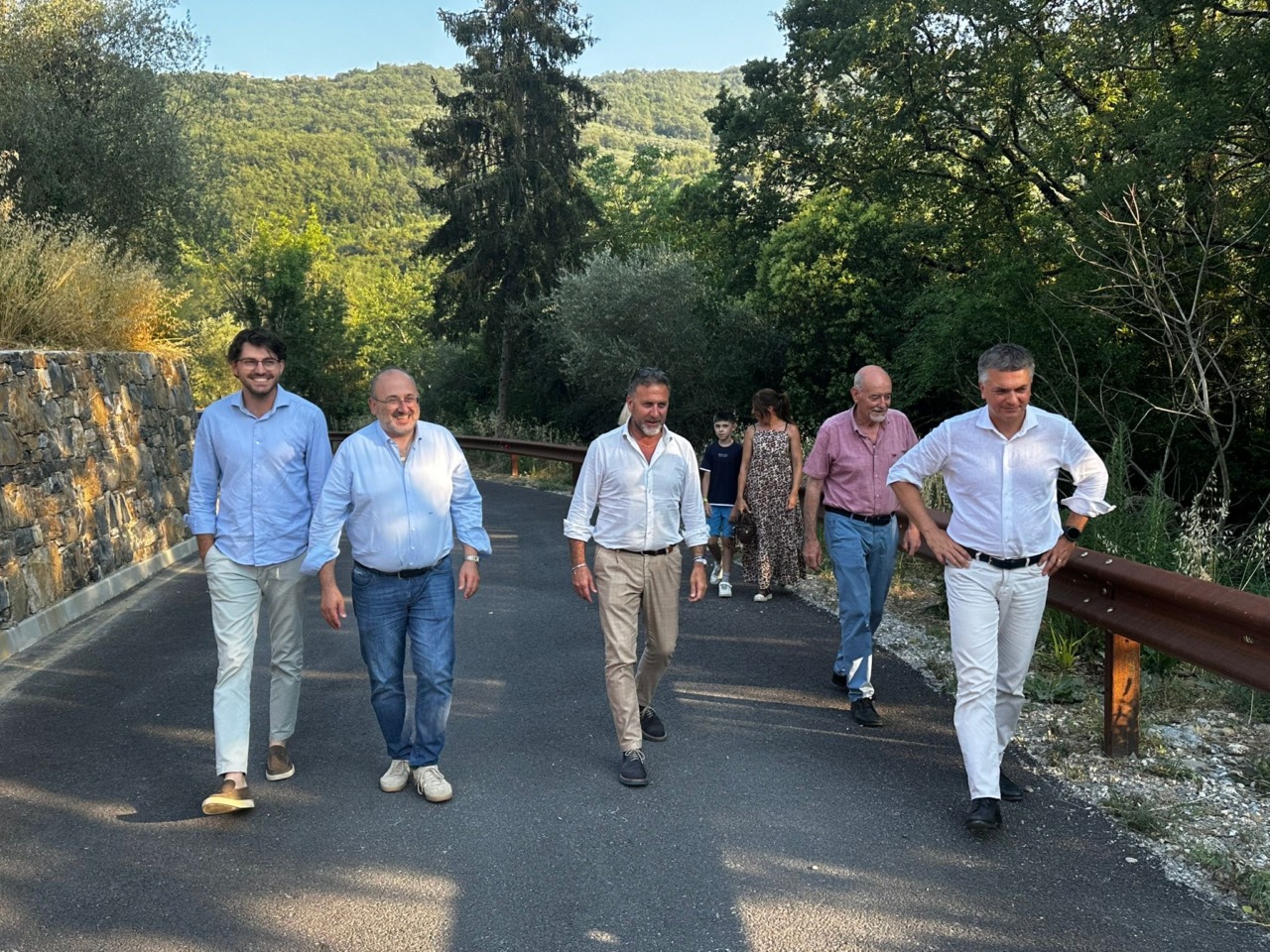 Visita del viceministro Edoardo Rixi e dell’assessore Alessandro Piana alla casa di riposo di Borgomaro