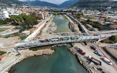 Collaudo del nuovo ponte tra Riva Ligure e Taggia: risultati positivi