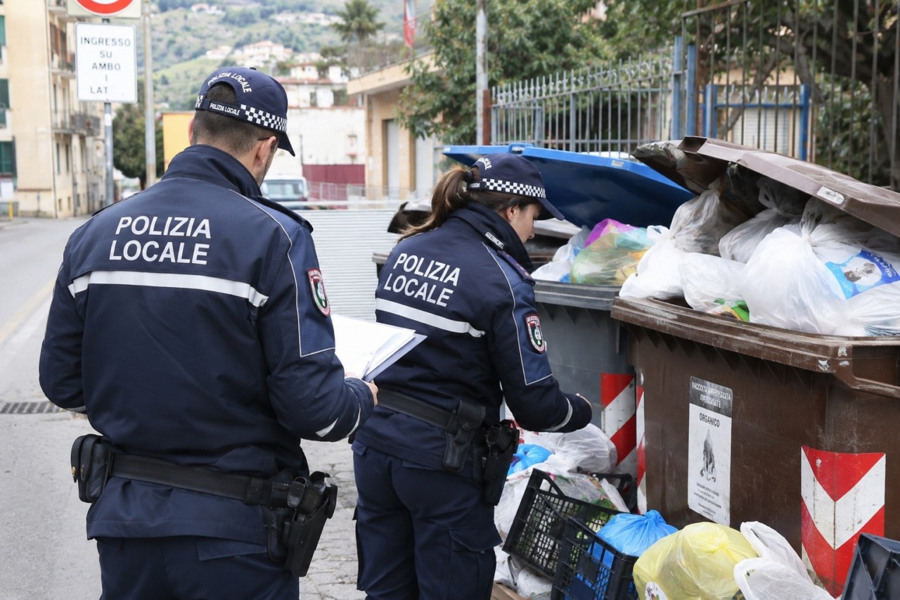 Controlli intensificati contro l’abbandono dei rifiuti a Bordighera