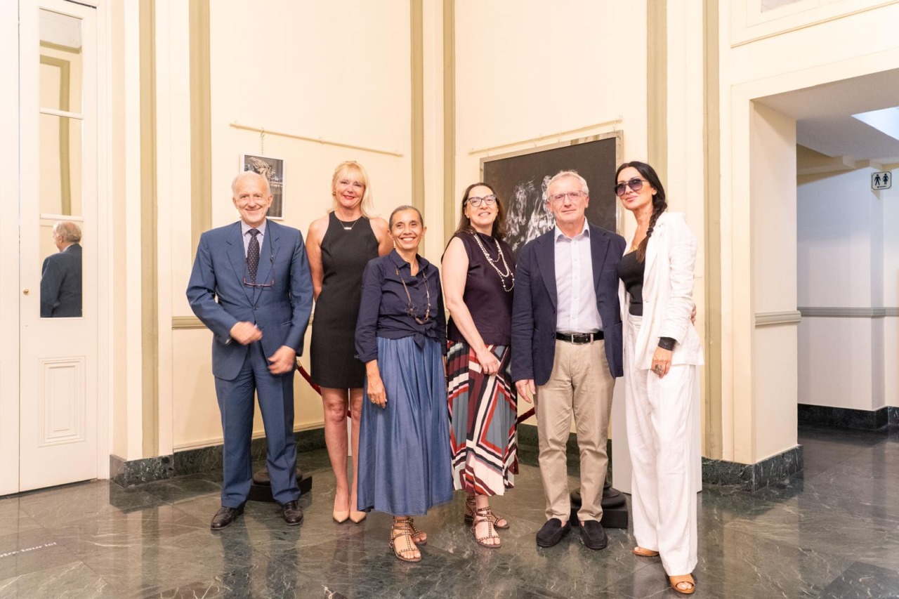 Inaugurazione della mostra di Elena Rede al Casinò di Sanremo