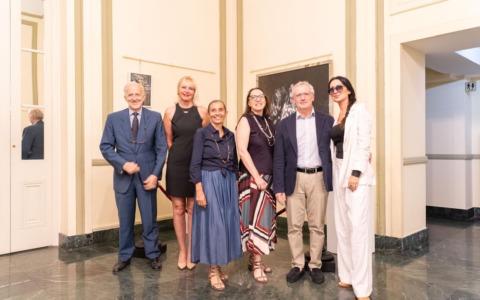 Inaugurazione della mostra di Elena Rede al Casinò di Sanremo