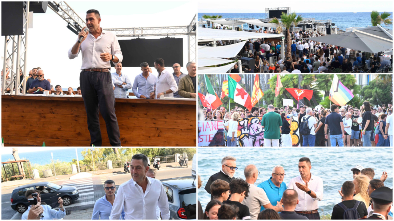 Roberto Vannacci a Imperia: tra saluti romani e contestazioni
