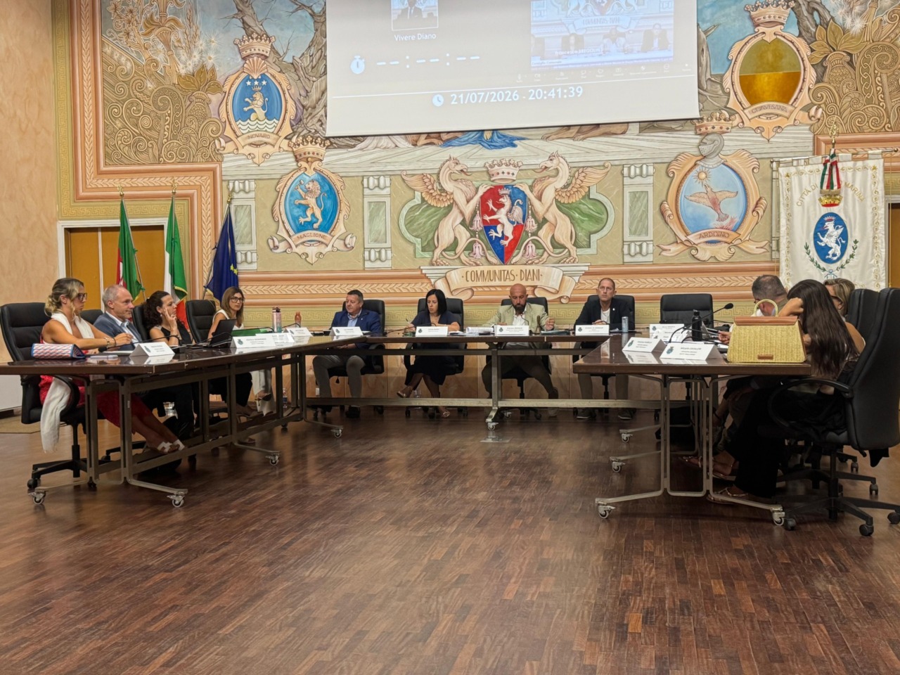 Scontro in aula al Consiglio comunale di Diano Marina