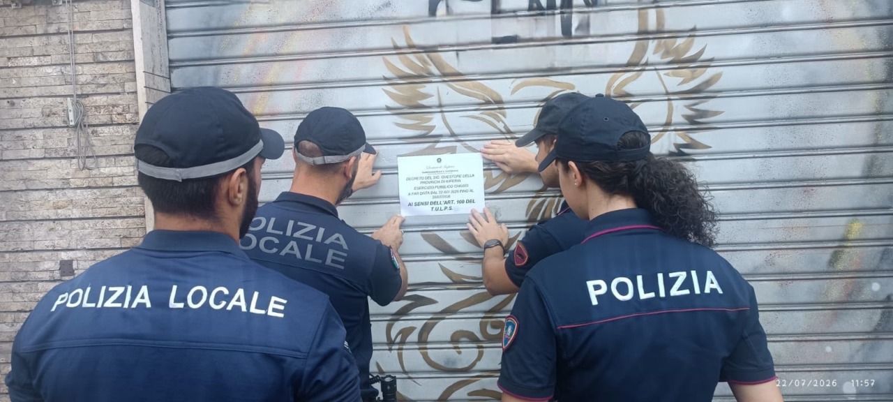 Sospesa per sette giorni la licenza di un bar a Ventimiglia