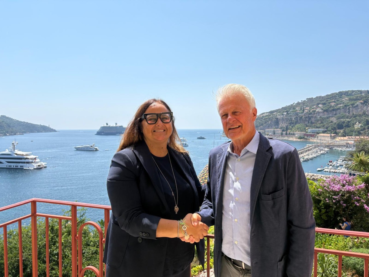 Celebrazione dei 70 anni di gemellaggio tra Bordighera e Villefranche-sur-Mer